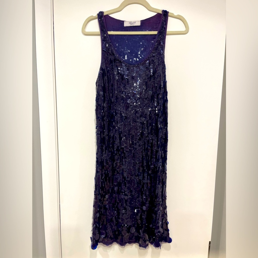 Blugirl Blumarine Sequin Cocktail Dress
